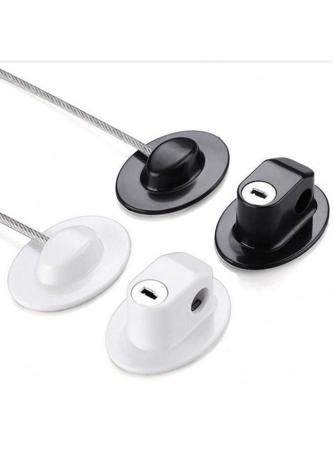 قفل بمفتاح طريقة سهلة وفعّالة لحماية أطفالك من فتح الثلاجة أو الابواب والادراج و العبث بمحتوياتها - Image 2